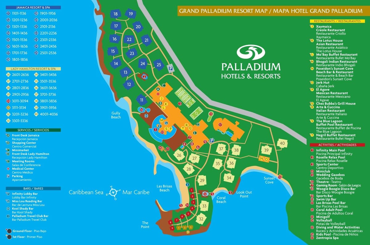 Térkép grand palladium jamaica resort
