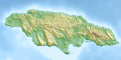Térkép 3d-jamaica