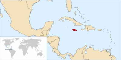 Jamaica térkép a világ