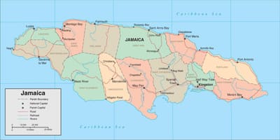 Térkép jamaica fizetős út 
