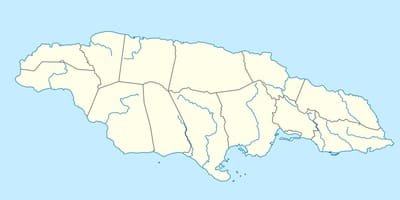 Térkép jamaica mutatja, folyók