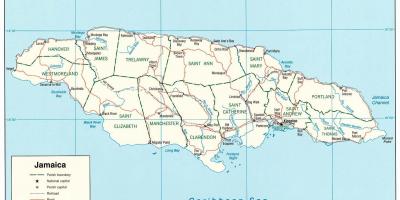 A jamaikai térkép