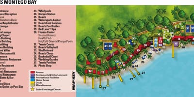 Jamaica resort térkép montego bay