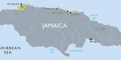 Térkép jamaica repülőterek